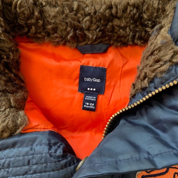 Gap blue and orange vest size 18-24 months - Picture 2 of 2